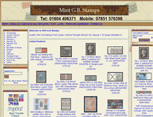 Tablet Screenshot of mintgbstamps.co.uk